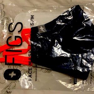 Navy blue figs face mask